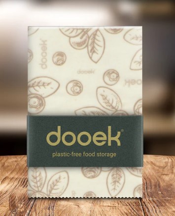 Kaasdoek Blueberry Sand - Bijenwasdoek - Dooek | 30x40 cm