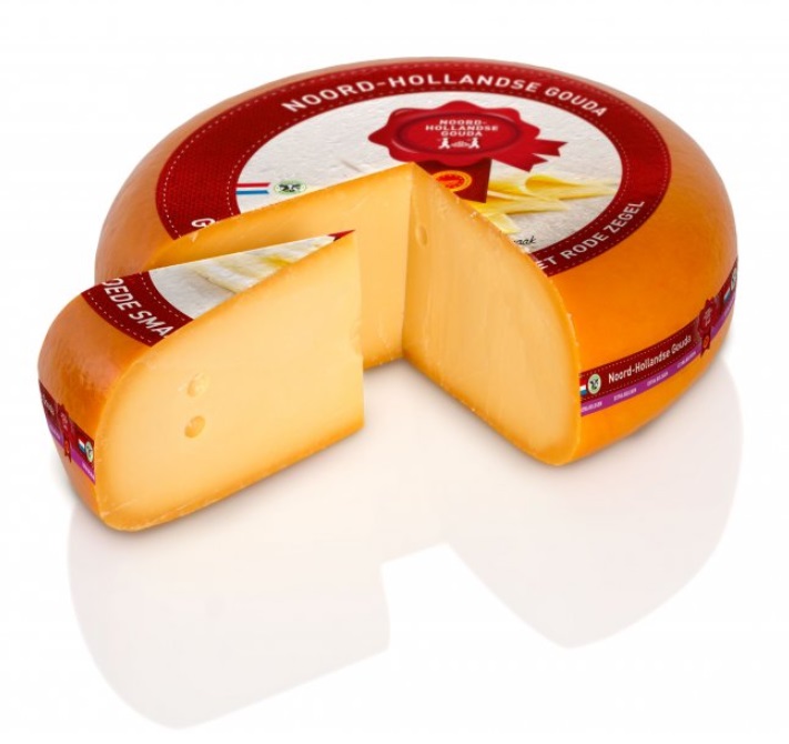 12kg Extra Belegen Noord-Hollandse Gouda met het Rode Zegel 48+