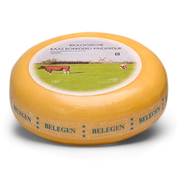5,4kg Belegen- Extra Belegen Biologisch vegetarische Kaas 48+