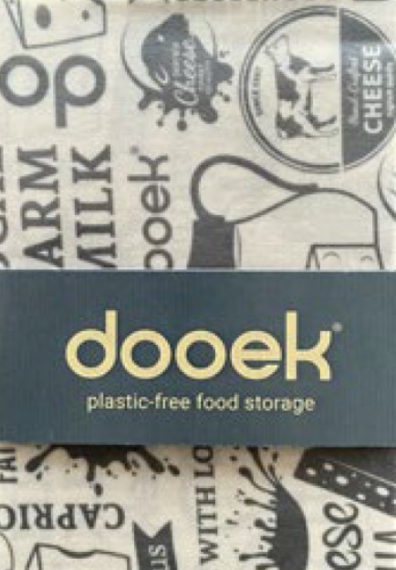 Kaasdoek Grijs - Bijenwasdoek - Dooek | 30x40 cm