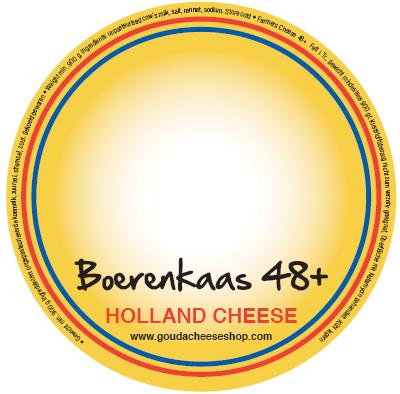 Etiket Geel - Boerenkaasje