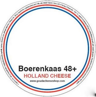 Etiket Wit - Boerenkaasje