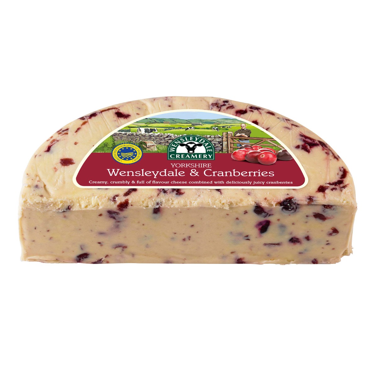 250gr Wensleydale cranberries 48
