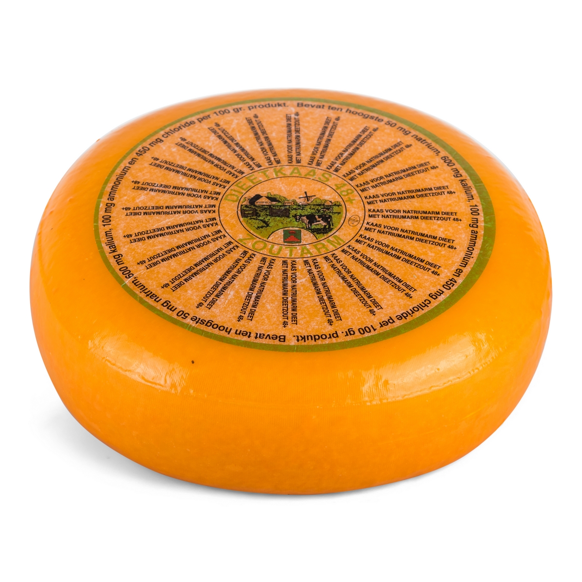 5kg Zoutloze Kaas Naturel 48+